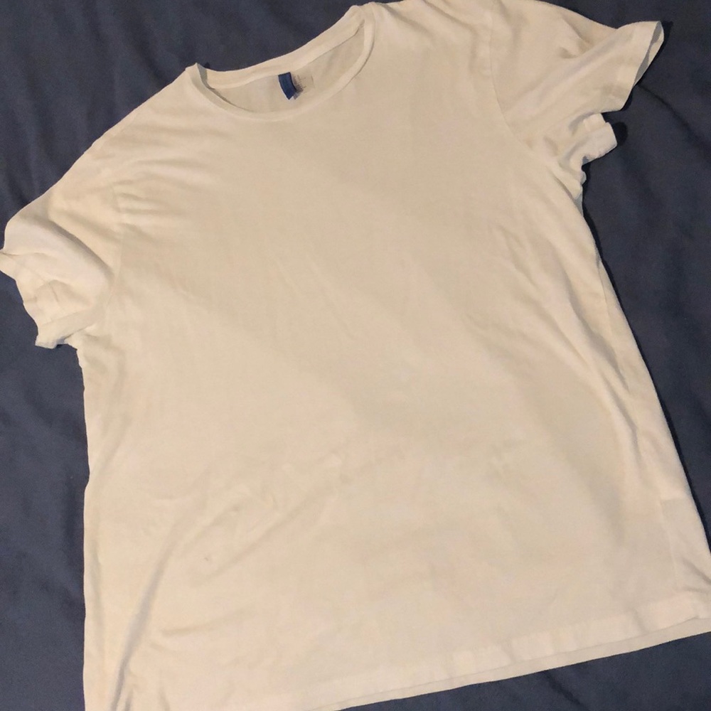 plain white tee shirt size XL